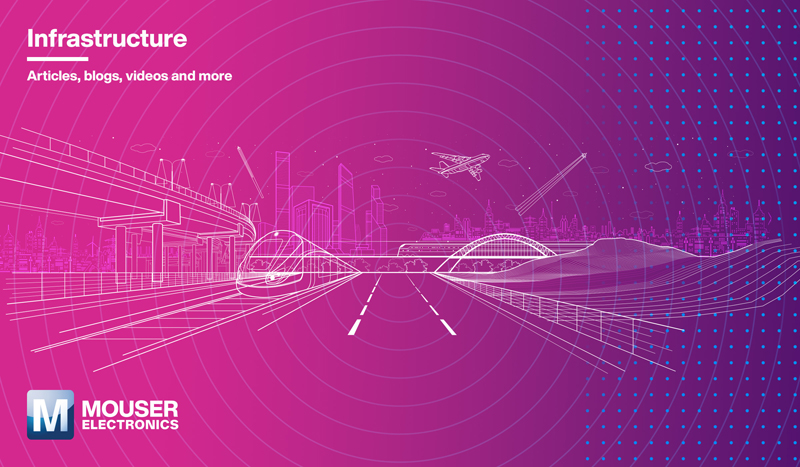 貿(mào)澤推出針對(duì)基礎(chǔ)設(shè)施和智慧城市的工程技術(shù)資源中心 貿(mào)澤推出針對(duì)基礎(chǔ)設(shè)施和智慧城市的工程技術(shù)資源中心