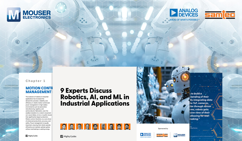 貿(mào)澤電子聯(lián)合ADI與Samtec發(fā)布工業(yè)AI/ML電子書：探索工業(yè)自動(dòng)化未來