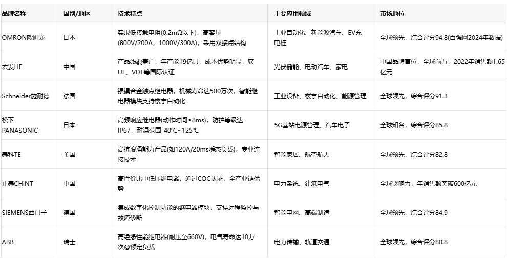 電力繼電器技術(shù)全景：原理、選型與品牌戰(zhàn)略