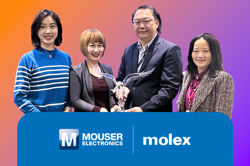 七連冠!貿(mào)澤電子蟬聯(lián)Molex亞太區(qū)年度電子目錄代理商大獎(jiǎng) 七連冠!貿(mào)澤電子蟬聯(lián)Molex亞太區(qū)年度電子目錄代理商大獎(jiǎng)